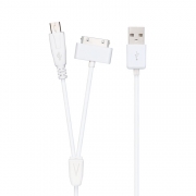 Micro USB+Apple 30-Pin USB二合一數(shù)據(jù)充電線(xiàn)