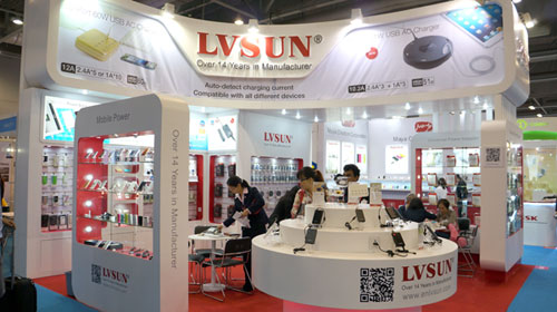 LVSUN龍威盛位于香港亞洲博覽館的展位