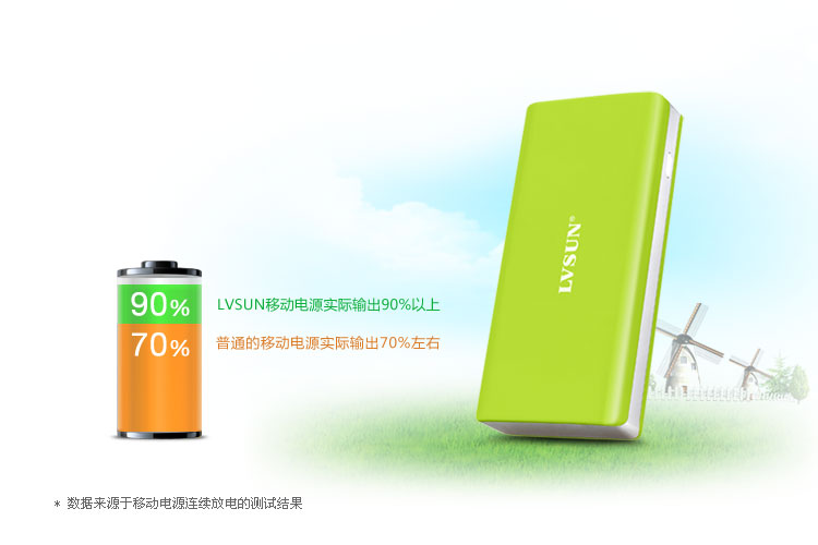 龍威盛移動電源-暢電量輸出更多 暢享更多