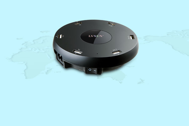  6口USB充電站  全球通用  世界通行