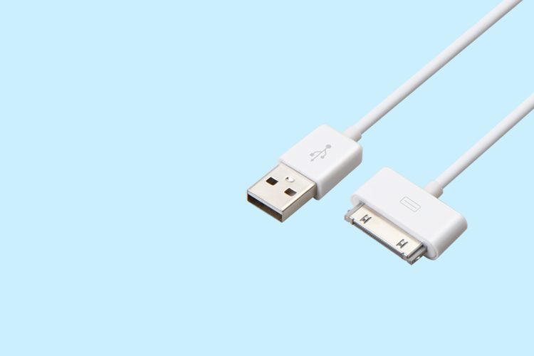 For Apple 30-Pin USB數(shù)據(jù)充電線 環(huán)保材質(zhì)  一體成型