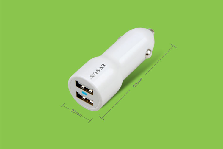 雙USB車載充電器產(chǎn)品尺寸