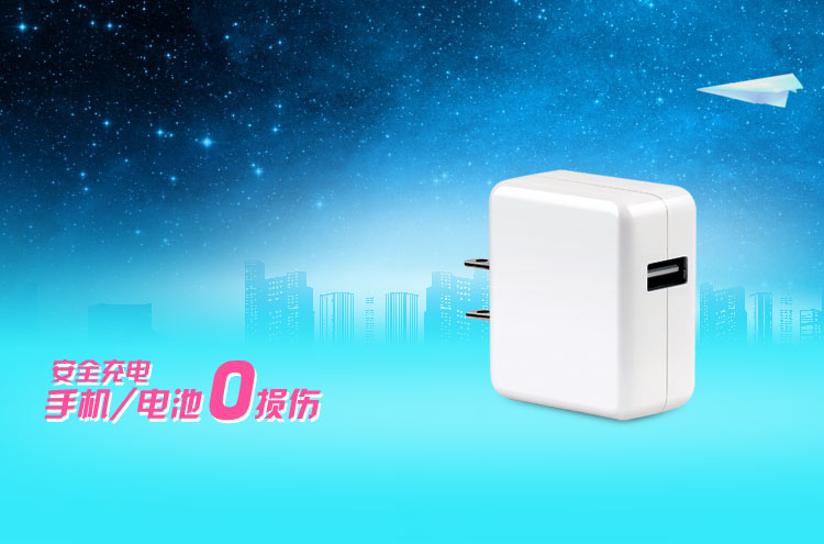 USB旅行充電器兼容各種5V設備USB充電